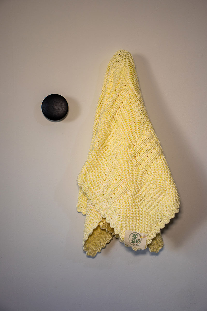 Manta Bebê Antialérgica Amarela