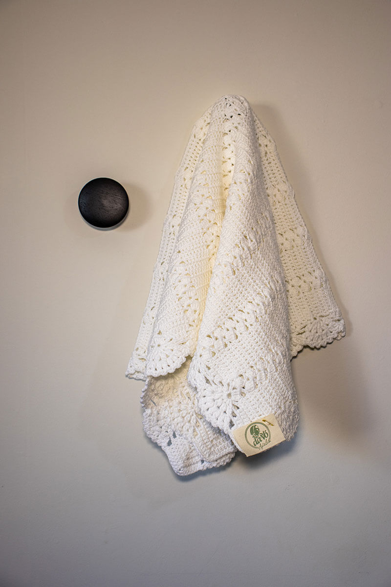 Manta Bebê Antialérgica Branca