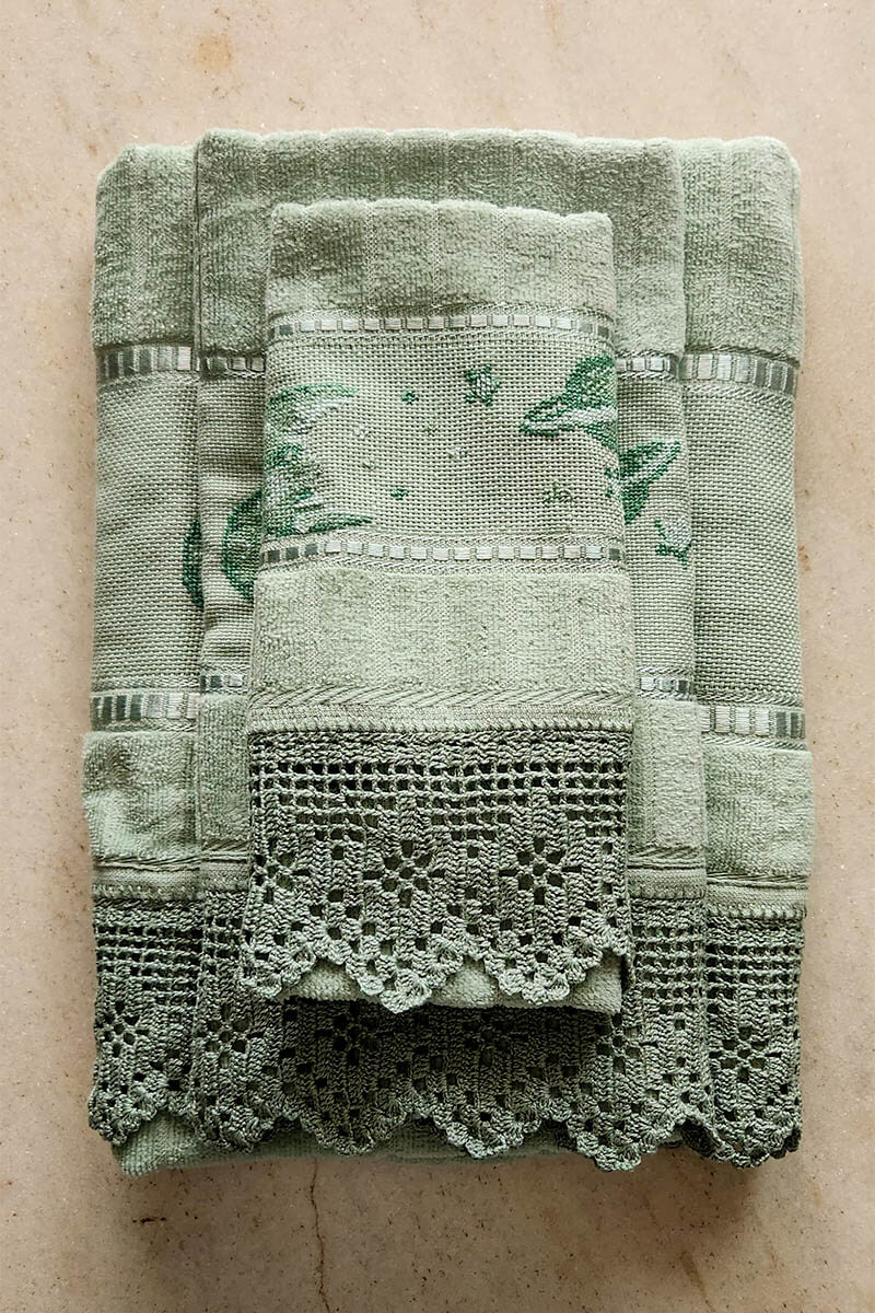 Kit Toalhas Lua Verde