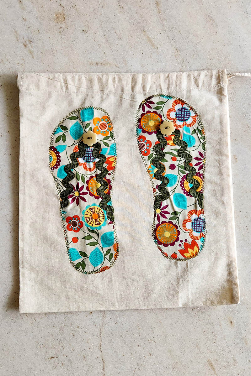 Porta Chinelos – Azul Turquesa