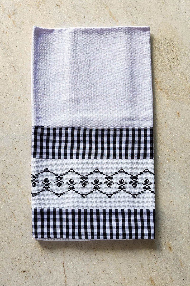 Pano de Prato Elegance Preto