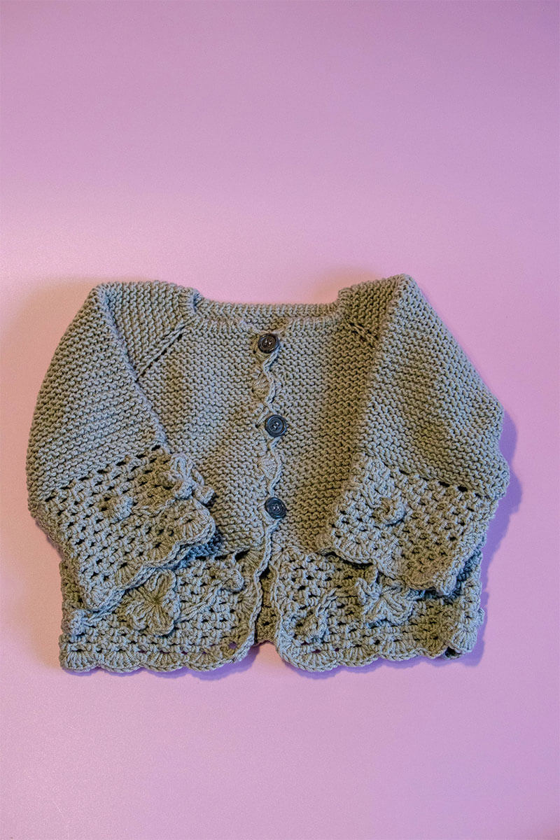 Casaquinho de Tricô para Bebê – Aurora